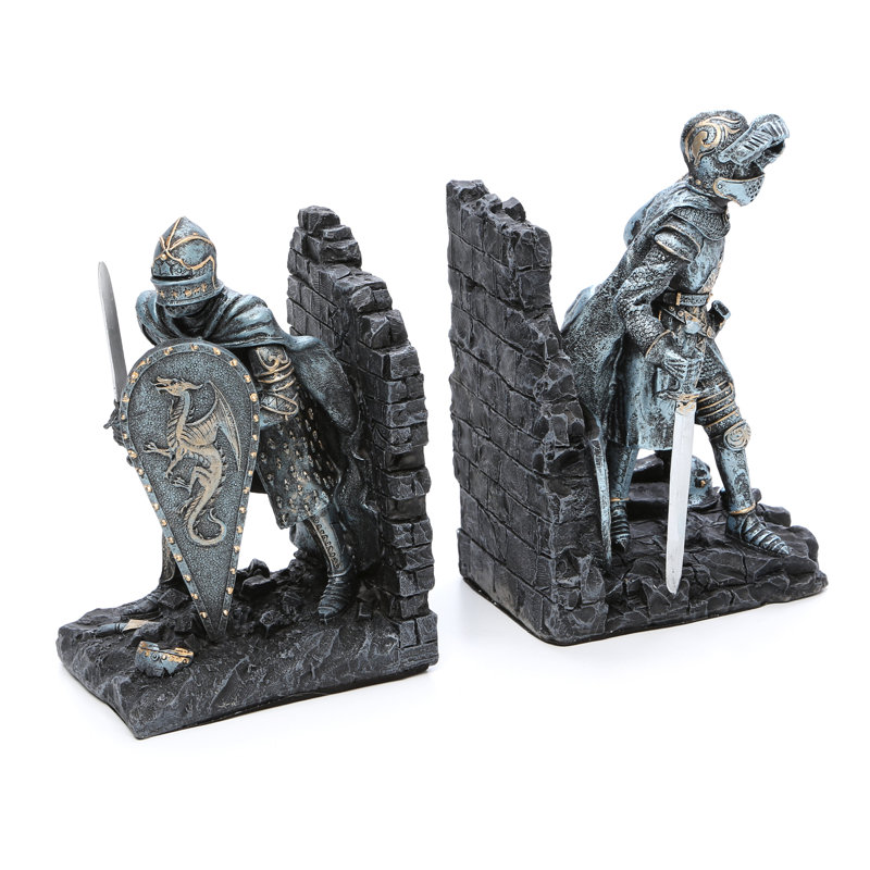 Design Toscano Arthurian Knight Bookends & Reviews Wayfair